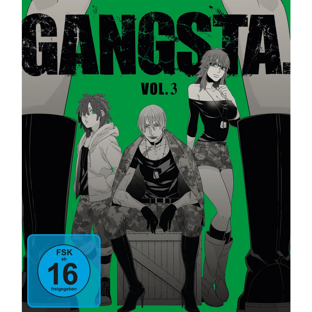 GANGSTA. – Vol. Blu-ray-Edition nipponart Anime  Manga Shop