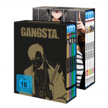 Prison School & GANGSTA. – Komplett-Sets inkl. Sammelschuber - Bundle - Blu-ray-Edition