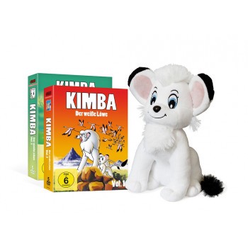 Kimba, der weiße Löwe (1965-1966) DVD Bundle inkl. Stofftier