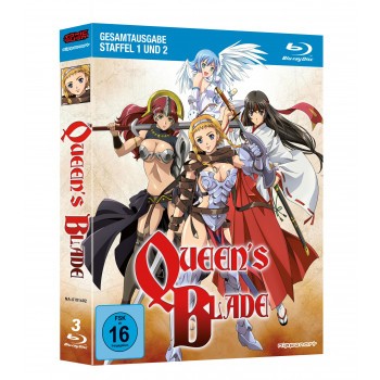 Queen's Blade Komplett-Box (Staffel 1 + 2) Blu-ray