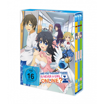 And you thought there is never a girl online? Komplett-Set Vol. 1 - 3 Blu-ray inkl. Sammelschuber und Mousepad